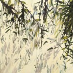Leaves and shadow, 2019, oil on canvas,100x130cm