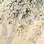 Leaves and shadow, 2019, oil on canvas,130x200cm