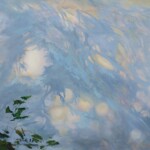 Leaves shadow, 2019, oil on canvas,100x150cm