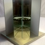 Életkönyv 2018 (üveg, tükör, mágnes, papír, hungarocell, 32x30x30cm)